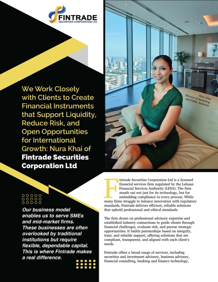 Work with Clients on Financial Liquidity, Risk & Growth Opportunities: Nura Khai | SME BUSINESS REVIEW