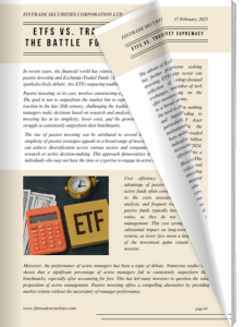 ETFs Vs. Traditional Investing The Battle For Market Supremacy