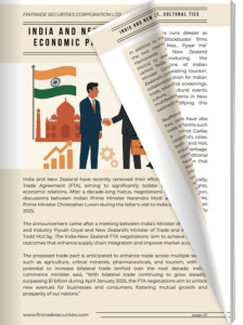 India And New Zealand Forge New Economic Paths Cultural Ties