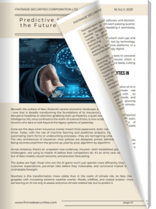 Predictive Intelligence Shaping The Future Of Insurance In New Zealand